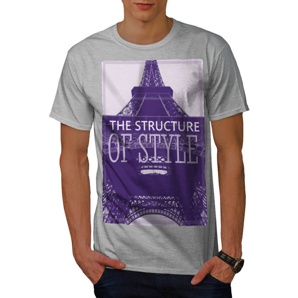 Eiffel Tower Structure Mens T-Shirt