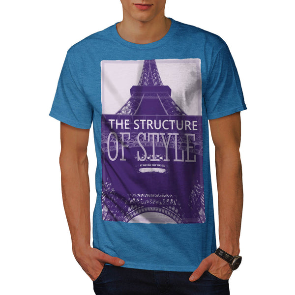 Eiffel Tower Structure Mens T-Shirt