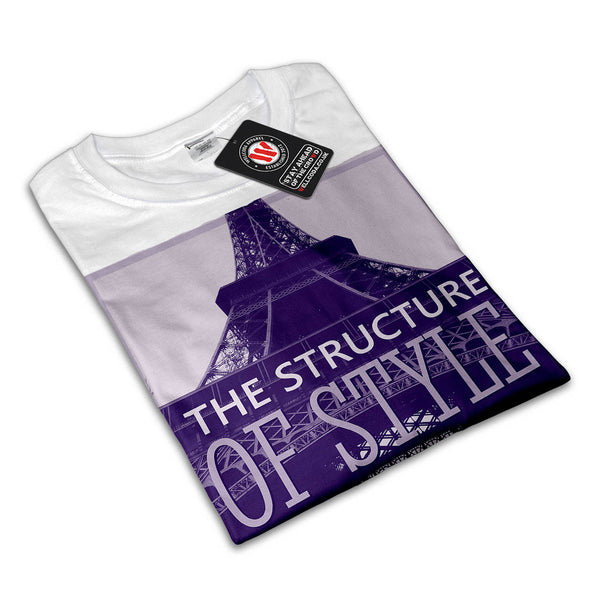 Eiffel Tower Structure Mens T-Shirt
