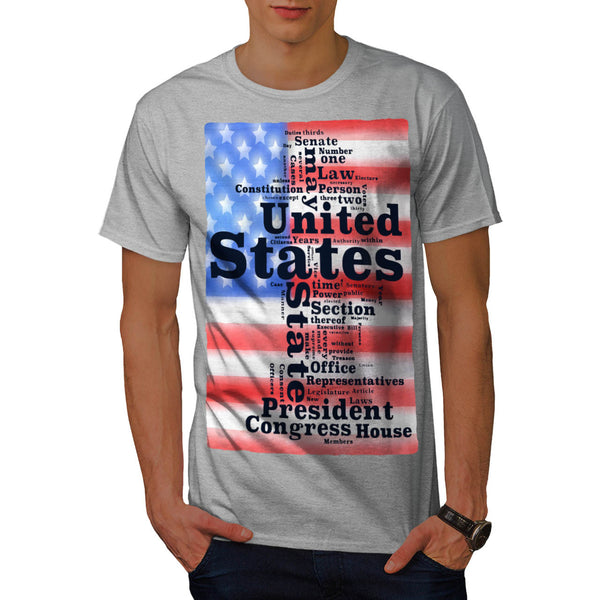 USA Politics Slogan Mens T-Shirt