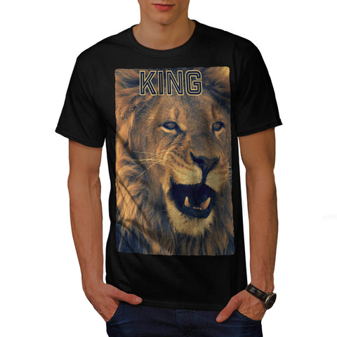 Cat King Of Animals Mens T-Shirt