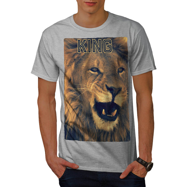 Cat King Of Animals Mens T-Shirt