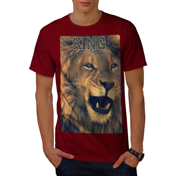 Cat King Of Animals Mens T-Shirt