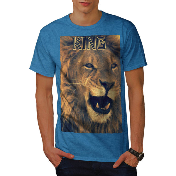 Cat King Of Animals Mens T-Shirt
