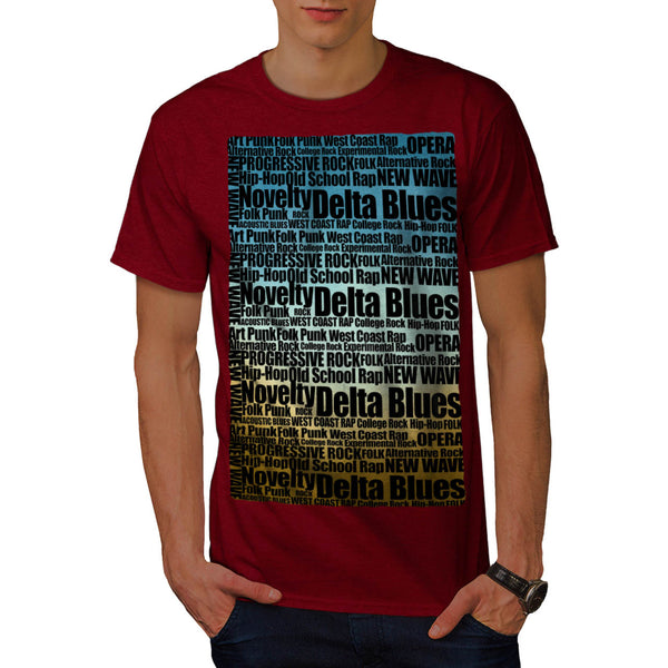 Cool Music Slogan Mens T-Shirt