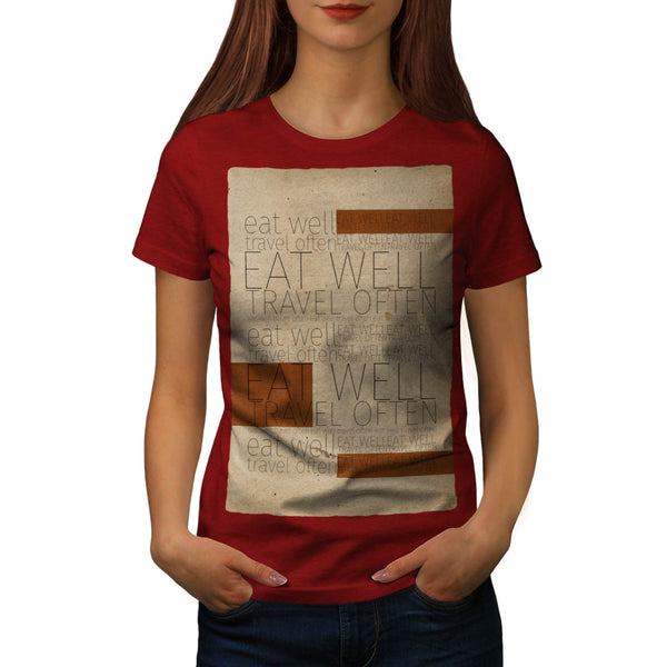 Food Funny Slogan Womens T-Shirt
