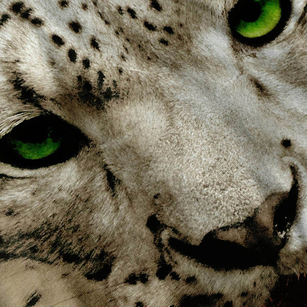 Face Of White Leopard Mens T-Shirt