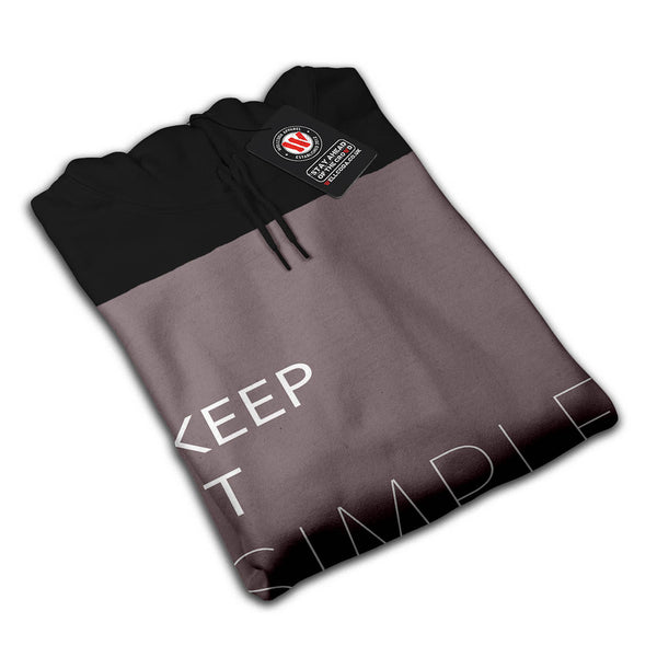 Keep It Simple Rule Mens Hoodie