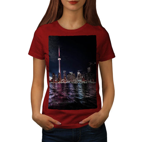 Toronto Canada Town Womens T-Shirt