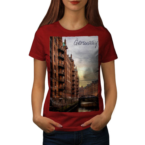 Germany Big City Art Womens T-Shirt