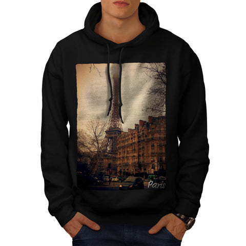 France Eiffel Tower Mens Hoodie