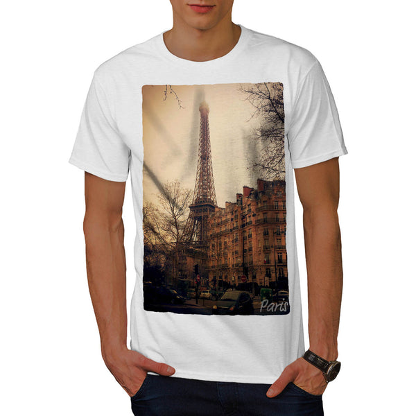 France Eiffel Tower Mens T-Shirt