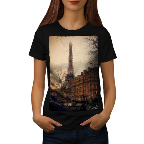 France Eiffel Tower Womens T-Shirt