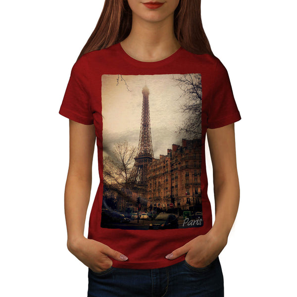 France Eiffel Tower Womens T-Shirt