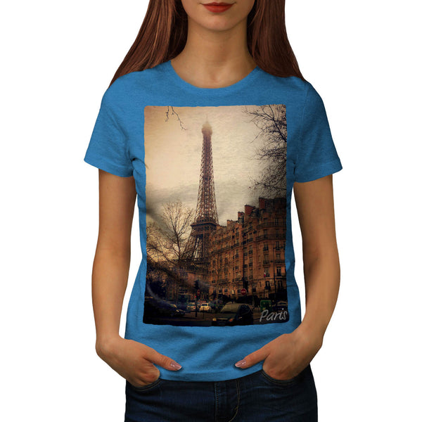 France Eiffel Tower Womens T-Shirt