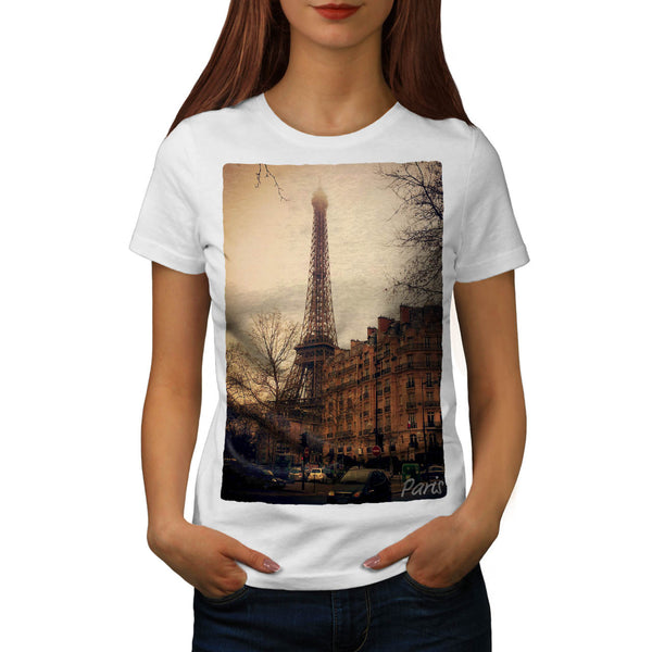 France Eiffel Tower Womens T-Shirt