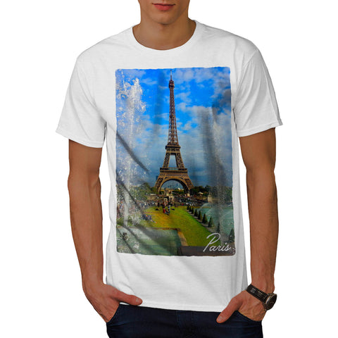 France Eiffel Tower Mens T-Shirt