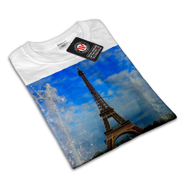 France Eiffel Tower Womens T-Shirt