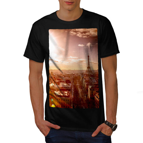 France Eiffel Tower Mens T-Shirt