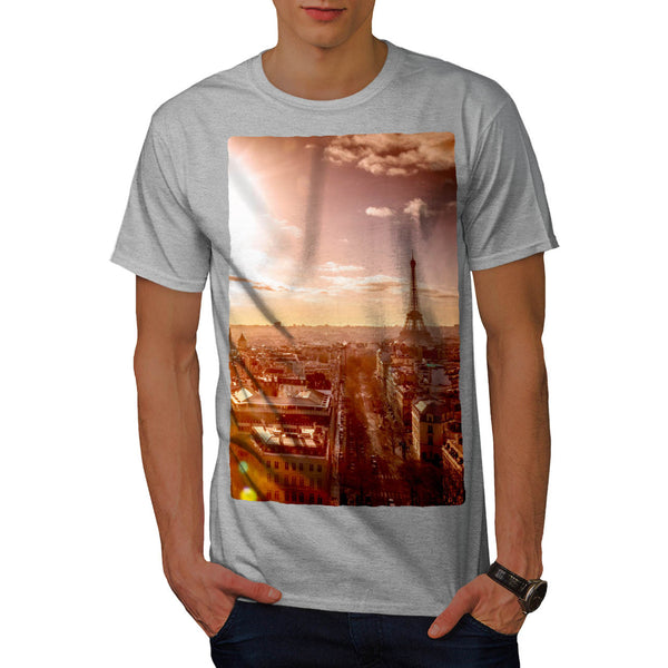 France Eiffel Tower Mens T-Shirt