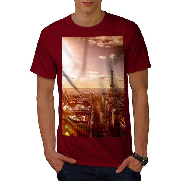 France Eiffel Tower Mens T-Shirt
