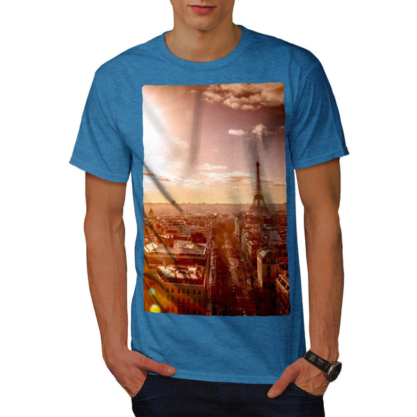 France Eiffel Tower Mens T-Shirt