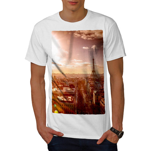 France Eiffel Tower Mens T-Shirt
