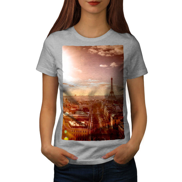 France Eiffel Tower Womens T-Shirt