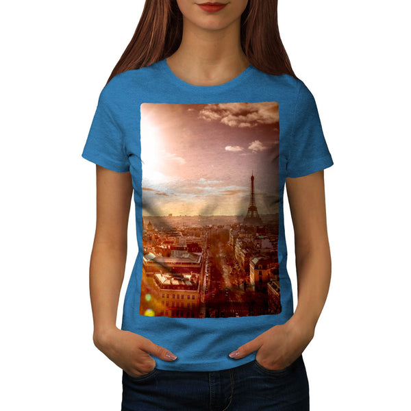France Eiffel Tower Womens T-Shirt