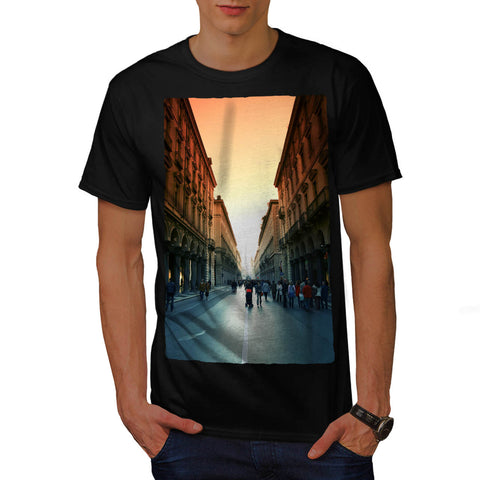 Town Street Alley Mens T-Shirt