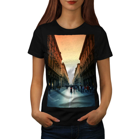 Town Street Alley Womens T-Shirt