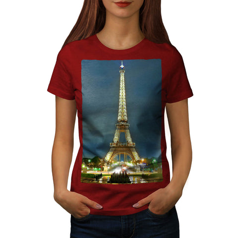 Paris Eiffel Tower Womens T-Shirt