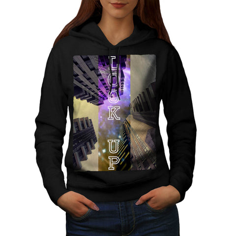 Look Up High Into Sky Womens Hoodie