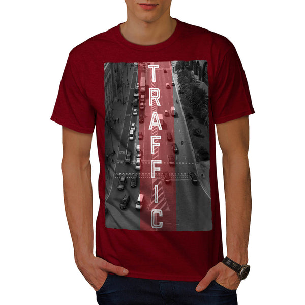 City Car Traffic Mens T-Shirt