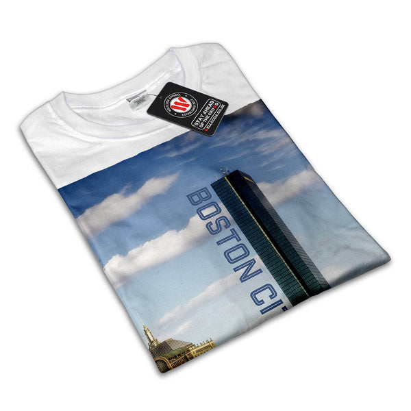 Boston City Building Mens T-Shirt