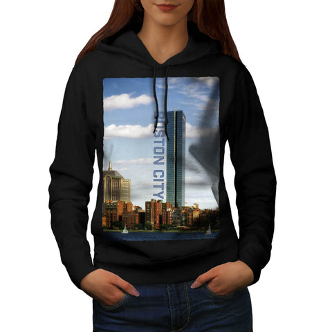 Boston City Building Womens Hoodie