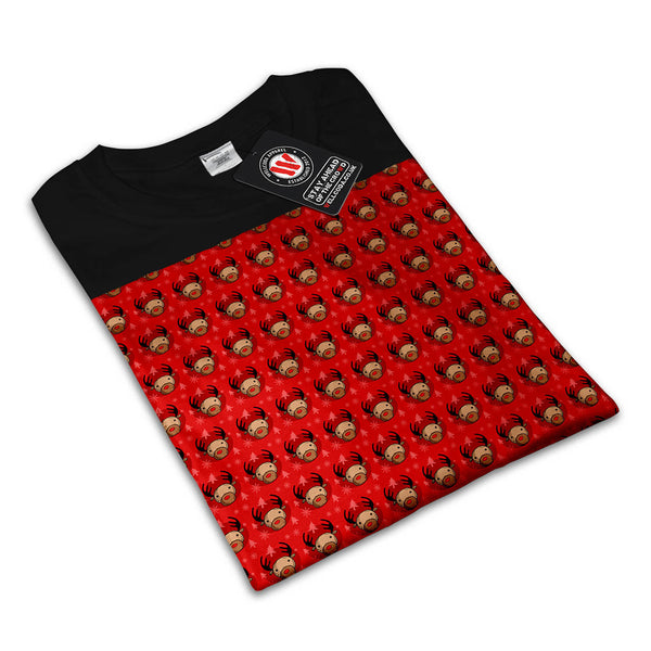 Red-Nosed Reindeer Womens T-Shirt