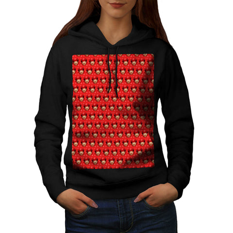 Red-Nosed Reindeer Womens Hoodie