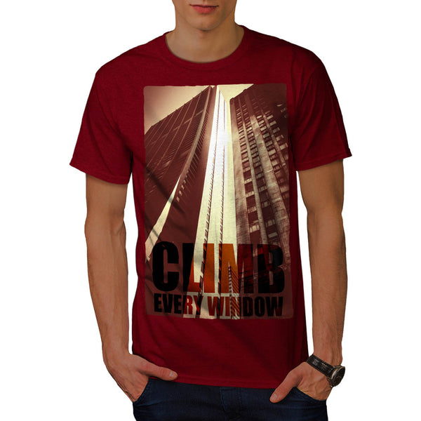 Climb Every Window Mens T-Shirt