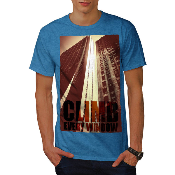 Climb Every Window Mens T-Shirt