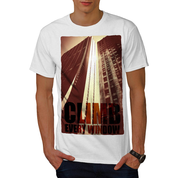 Climb Every Window Mens T-Shirt