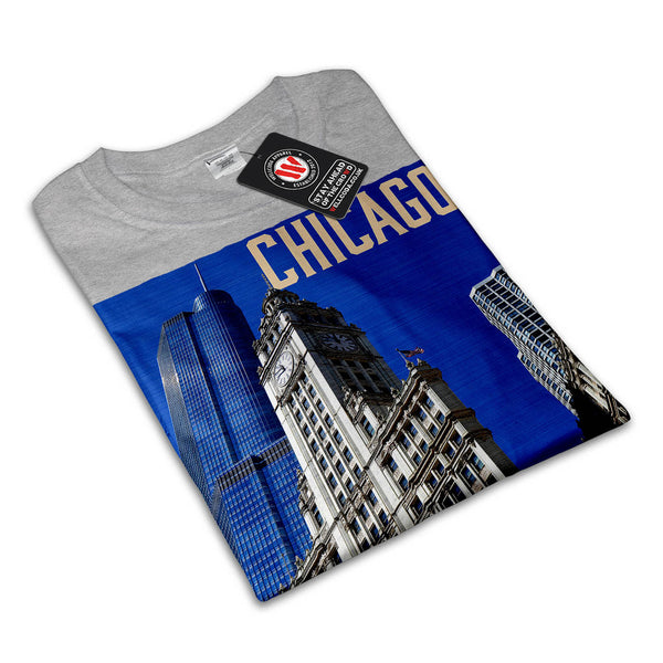 Chicago Main Building Mens T-Shirt
