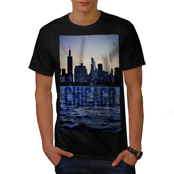 Chicago Town Port Mens T-Shirt