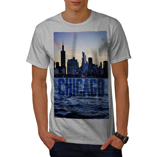Chicago Town Port Mens T-Shirt