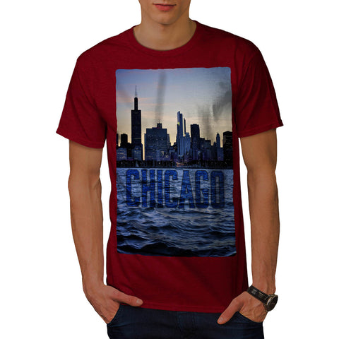 Chicago Town Port Mens T-Shirt