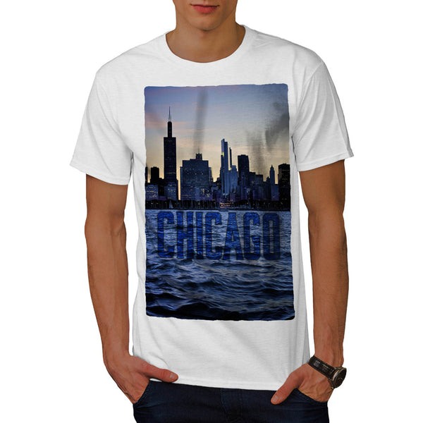 Chicago Town Port Mens T-Shirt