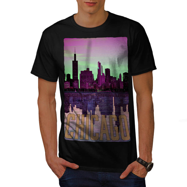 Chicago City Landmark Mens T-Shirt