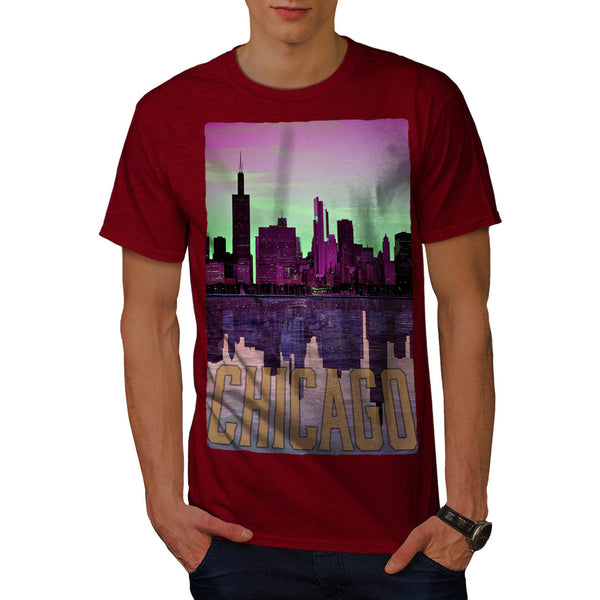 Chicago City Landmark Mens T-Shirt