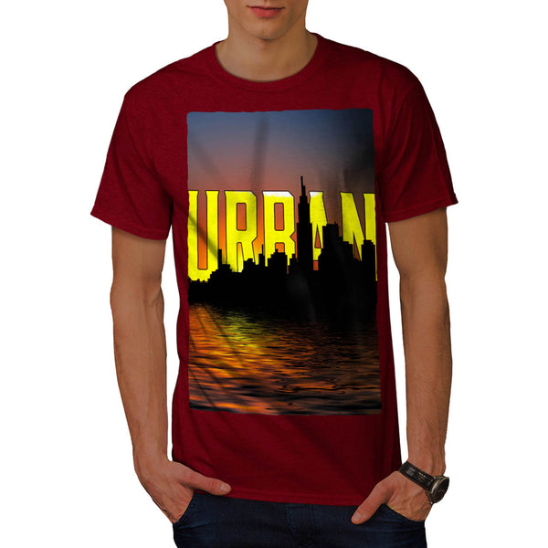 Evening In Large City Mens T-Shirt
