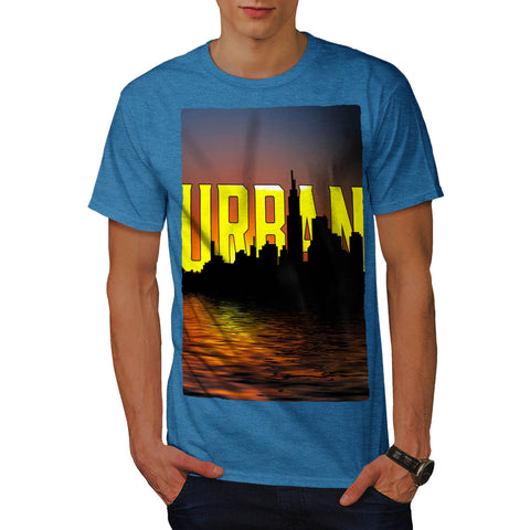 Evening In Large City Mens T-Shirt